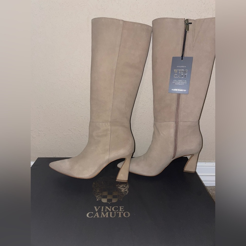 Vince Camuto knee high boots NEVER WORN